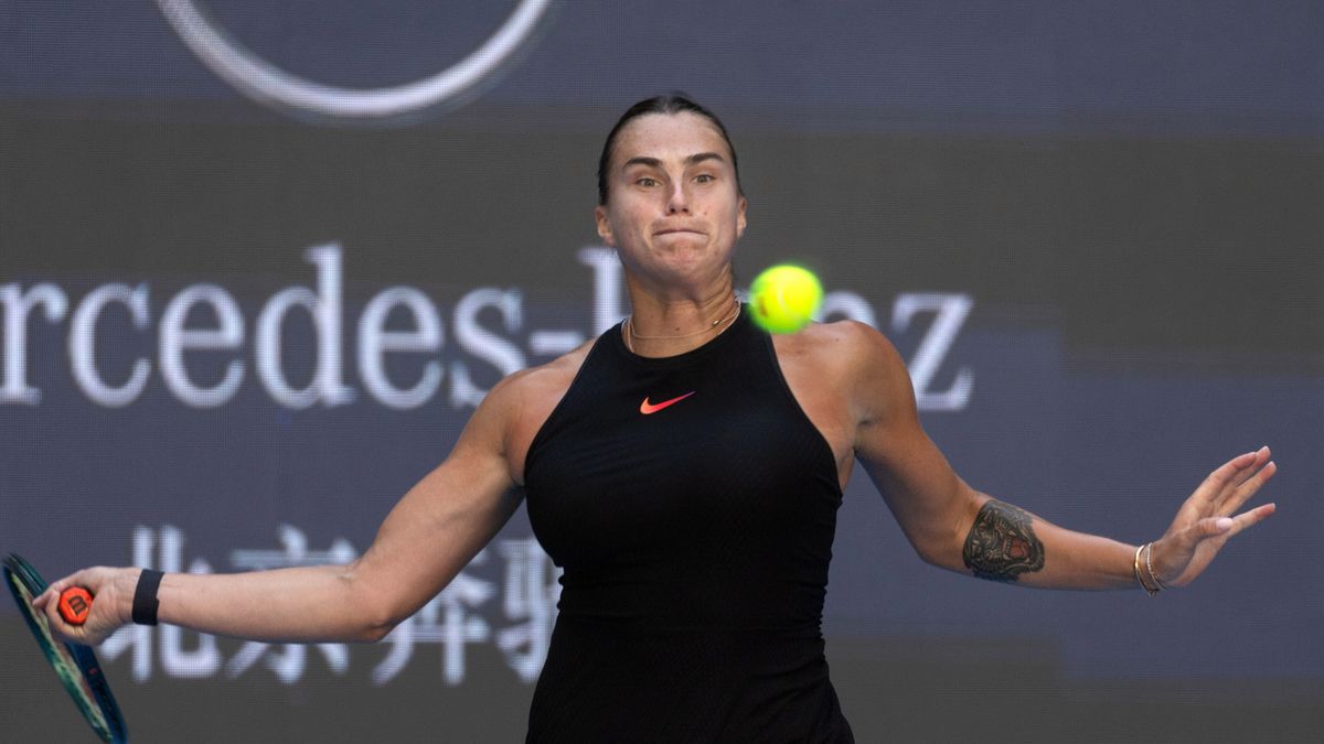 PAP/EPA / JESSICA LEE / Na zdjęciu: Aryna Sabalenka