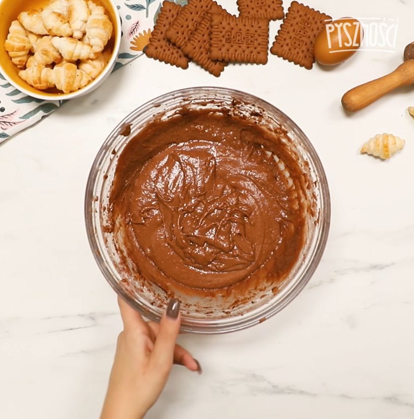 Zigzag dough mixture