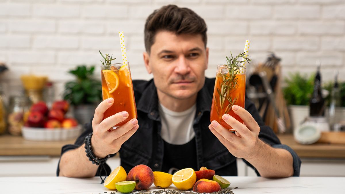 Pyszności; Orzeźwiająca herbata owocowa