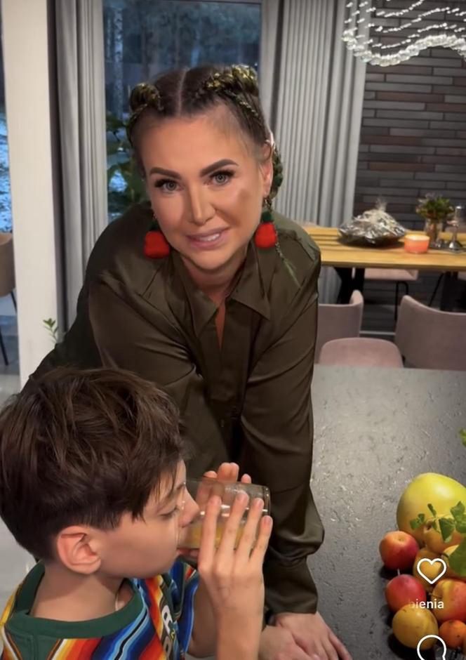 Kryształowe żyrandole u Rutkowskich