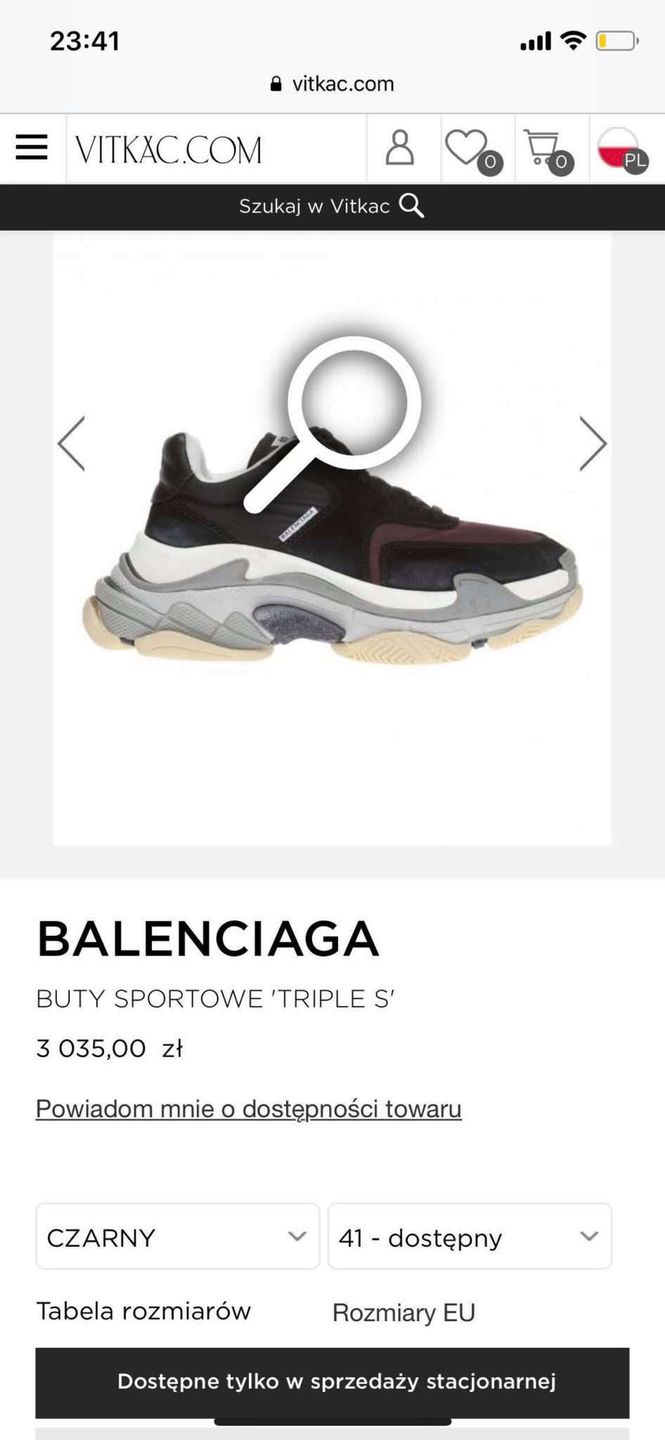 Buty Oliwii Bieniuk (na zdjęciu model w kolorze czarnym)