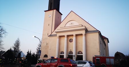 Pożar kościoła w Gołańczy