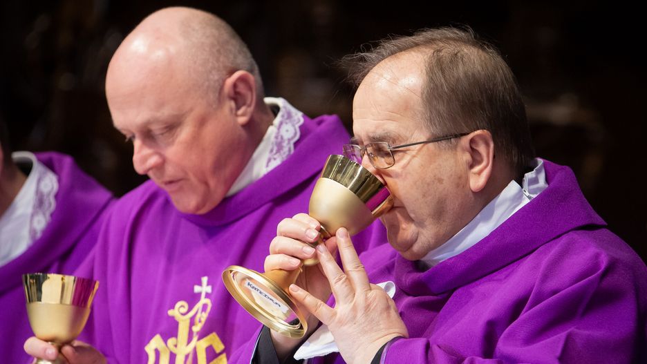 Tadeusz Rydzyk in Warsaw, Poland on February 16, 2019 (Photo by Mateusz Wlodarczyk/NurPhoto via Getty Images)