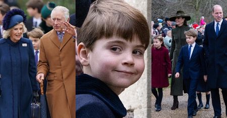 Kate Middleton i książę William razem z dziećmi i gromadą royalsów zadają szyku podczas świątecznego spaceru (ZDJĘCIA)