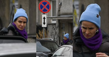 Opalona Viola Kołakowska zaparkowała furę na zakazie i pognała na zakupy. Idzie na rekord w łamaniu przepisów?