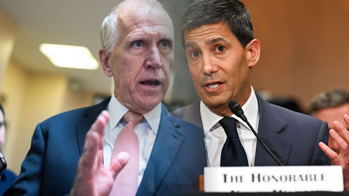 Thom Tillis i Kevin Warsh