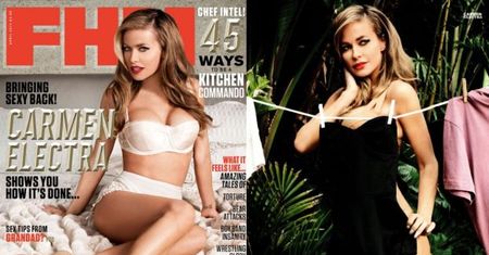 Carmen Electra pozuje w bieliźnie!