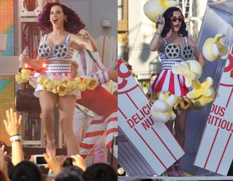 Katy w stroju z... rolek filmowych i popcornu! (FOTO)