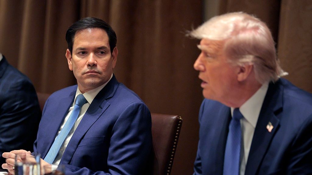 President Trump Hosts Prime Minister Of Norway Jonas Gahr Store To The White House
WASHINGTON, DC - APRIL 24: U.S. Secretary of State Marco Rubio listens as President Donald Trump delivers remarks during a bilateral lunch with Norway's Prime Minister Jonas Gahr Store in the Cabinet Room at the White House on April 24, 2025 in Washington, DC. The leaders are expected to discuss security, trade, NATO and the war in Ukraine. (Photo by Chip Somodevilla/Getty Images)
Chip Somodevilla