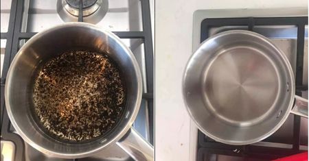 Sposób na wyczyszczenie przypalonego garnka