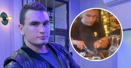 Conan Kaźmierski chyba nie zostanie weganinem. Zabrał na obiad wyjątkową kobietę
