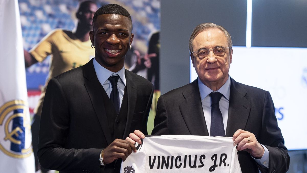 Getty Images / COOLMedia/NurPhoto via Getty Image / Na zdjęciu: Vincius Junior/ Florentino Perez