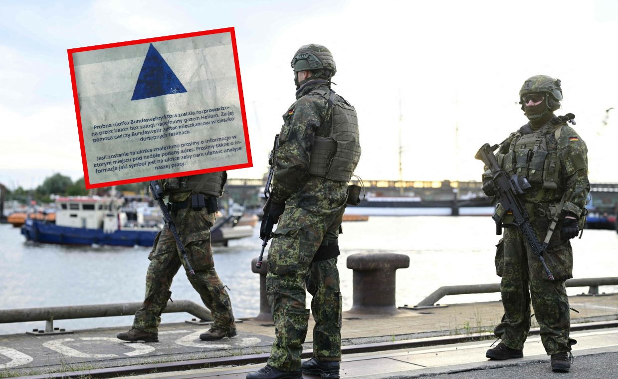 Niemieckie ulotki nad Polską. Bundeswehra ćwiczyła przy granicy