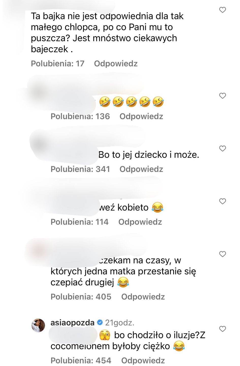 Internautka skrytykowała Joannę Opozdę