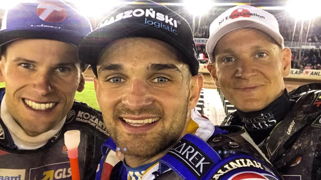 Zdjęcie okładkowe artykułu: Twitter / SpeedwayGP / Na zdjęciu od lewej: Zagar, Zmarzlik, Lindgren