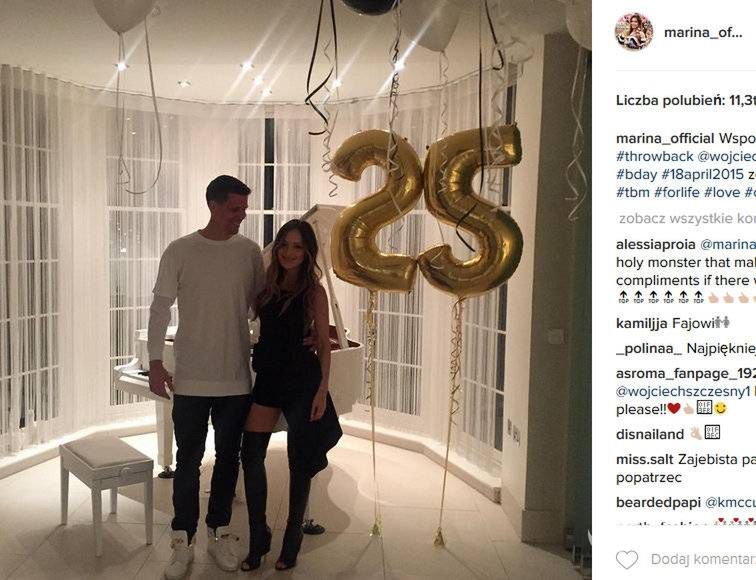Marina Łuczenko i Wojtek Szczęsny pobrali się w Grecji