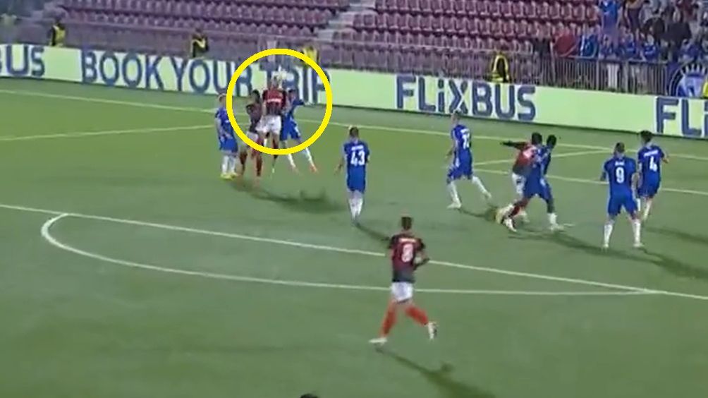 Twitter / Polsat Sport / Lincoln Red Imps zdobyło gola na 2:1 i pokonało Lecha Poznań