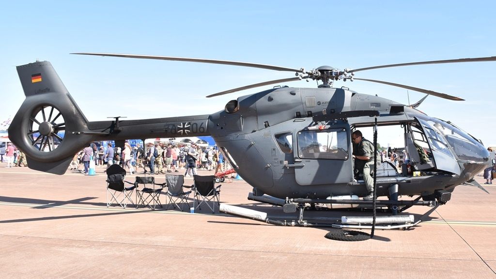 Śmigłowiec H145M wykorzystywany przez niemieckie wojska specjalne.