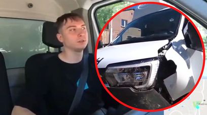 Zostawił pojazd na luzie. Chwilę później rozległ się huk