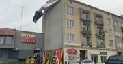 Lublin: Silny wiatr. Strażacy interweniowali na ul. 1 Maja