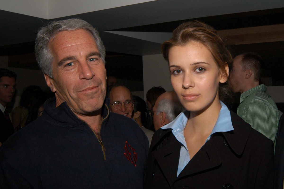 Jeffrey Epstein i Adriana Mucińska