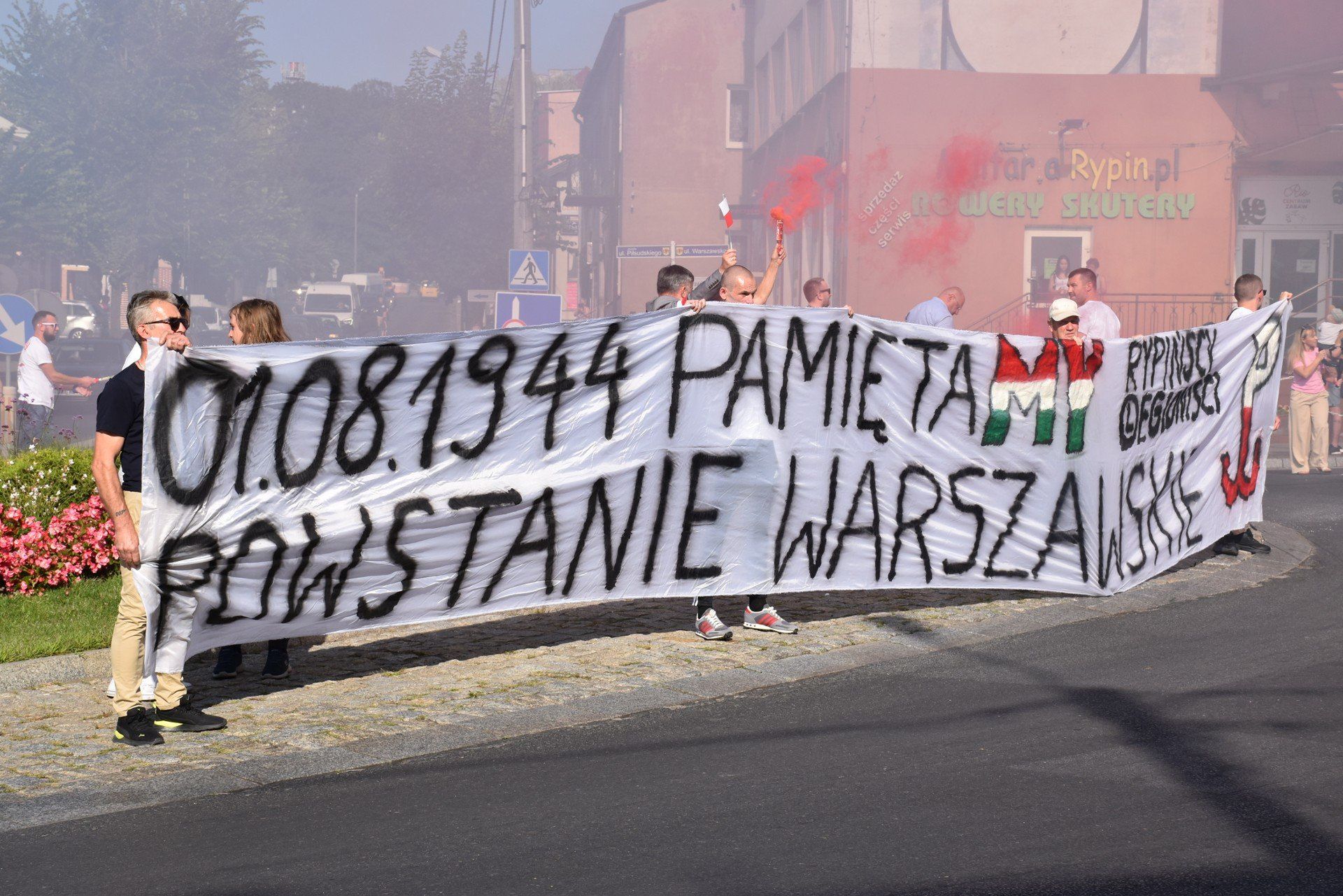 Rypin upamiętnił 80. rocznicę wybuchu Powstania Warszawskiego