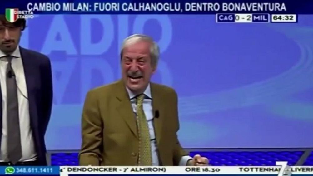 Zdjęcie okładkowe artykułu: YouTube /  / acmilan_com_pl / Na zdjęciu: radość Tiziano Crudeliego