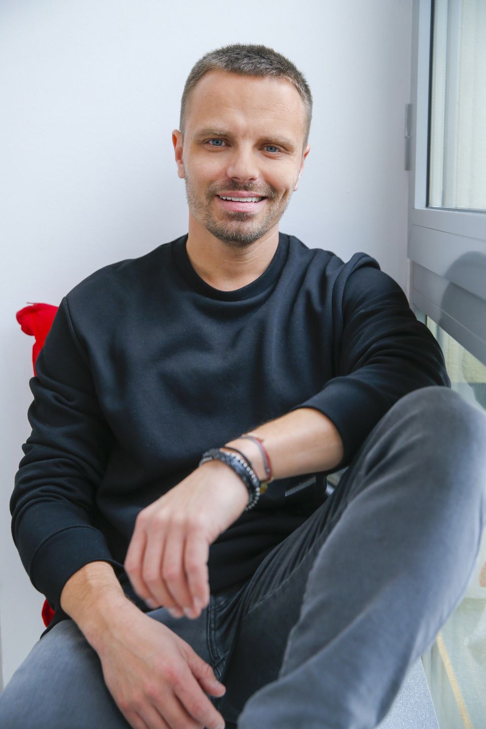 Marcin Hakiel i Maciej Kurzajewski spotkali się na komunii Heleny
