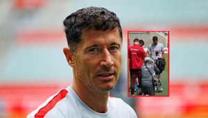 Niespodziewany gość na treningu kadry. Lewandowski od razu podszedł