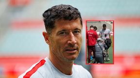 Niespodziewany gość na treningu kadry. Lewandowski od razu podszedł