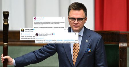 Zagłosowali razem z PiS. Lawina komentarzy po ruchu Hołowni
