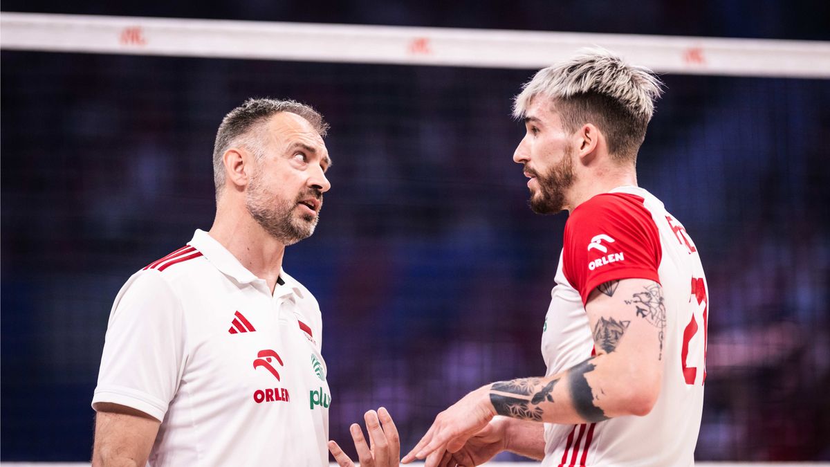 Materiały prasowe / Volleyball World / Selekcjoner reprezentacji Polski Nikola Grbić i Tomasz Fornal