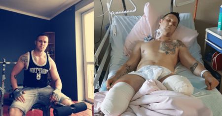 Koszmarny wypadek 30-latka w Bielsku-Białej. Stracił obie nogi