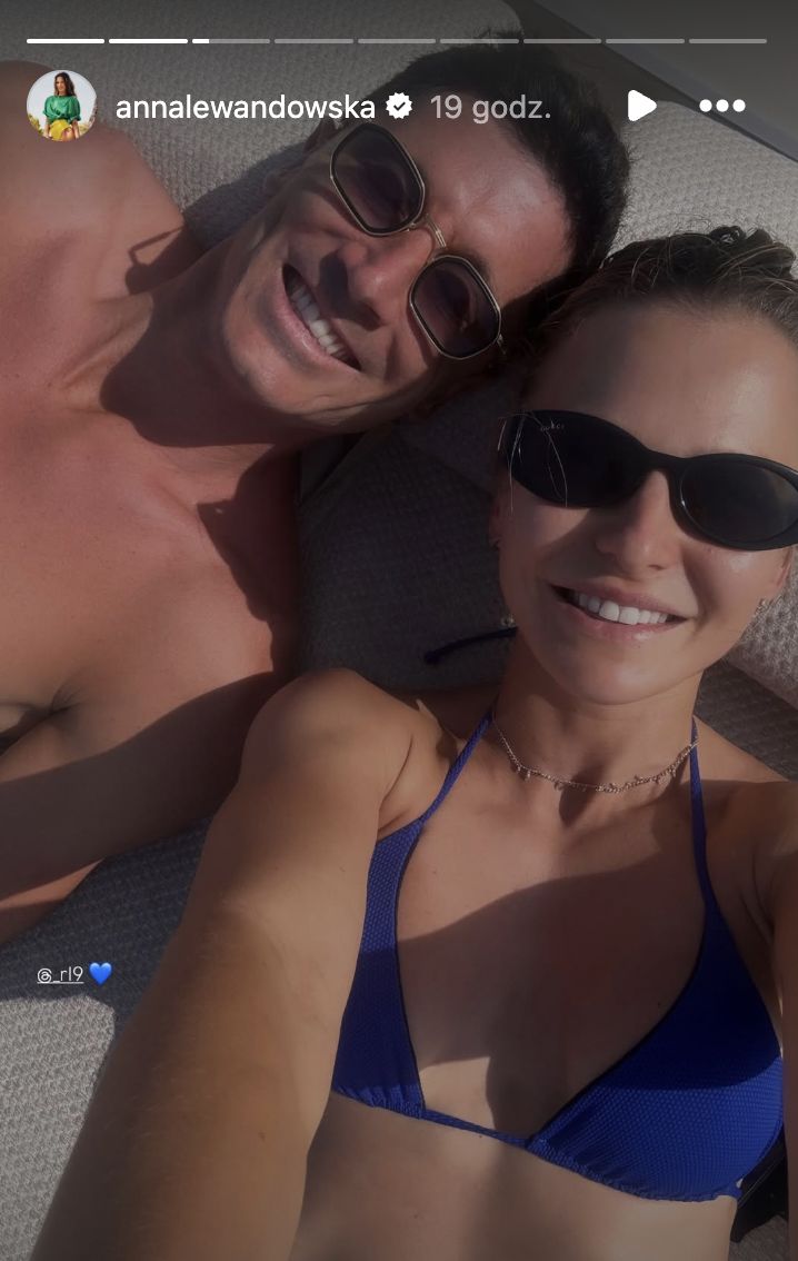 Anna Lewandowska pokazała zdjęcie z mężem z wakacji