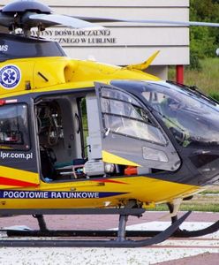 Nieszczęśliwy wypadek podczas prac polowych. Interweniował śmigłowiec LPR