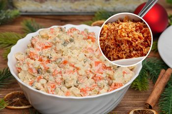 Dodaję do świątecznej sałatki jarzynowej. Nie kiśnie, a ma ciekawszy smak