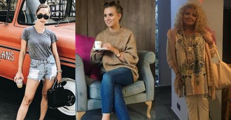 Z czym celebrytki noszą trampki typu slip on?