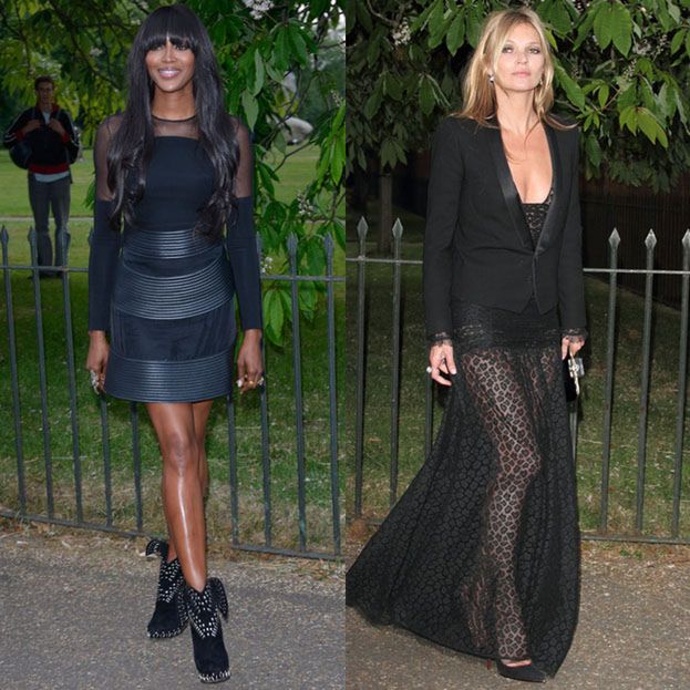 Naomi Campbell i Kate Moss NA CZARNO!