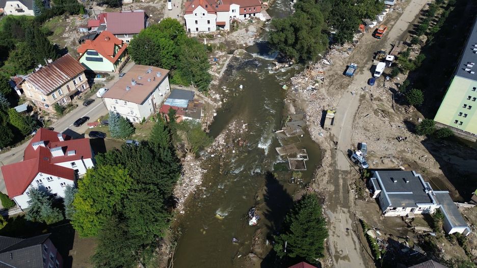 Stronie Slaskie po przejsciu powodzi
