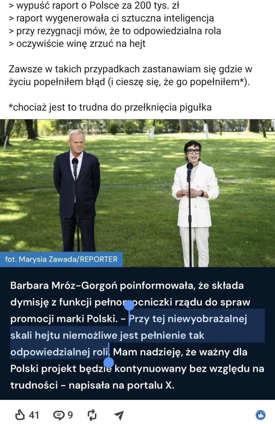 screen Użytkownik LinkedIna