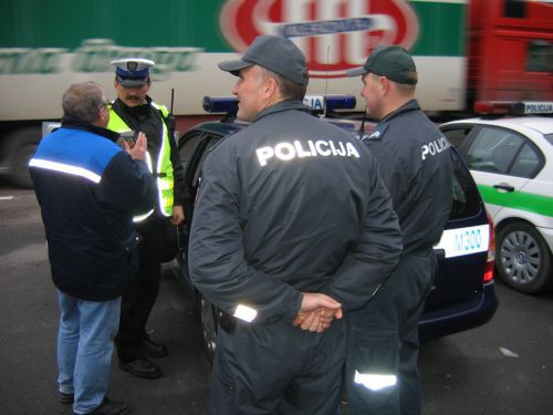 Białystok Polsko – litewskie patrole na drogach Unii