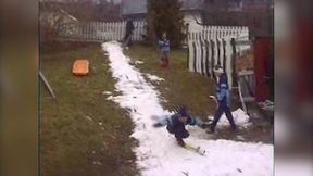 Halvor Egner Granerud zaczynał w ogrodzie. Pierwsze skoki na prowizorycznym obiekcie