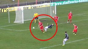 Duży błąd sędziego w piątej lidze niemieckiej. Piłkarz zagrał jak najlepszy aktor