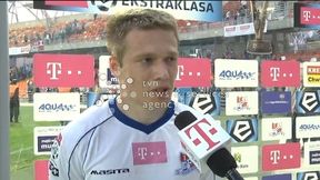 Piotr Malinowski po meczu z Jagiellonią