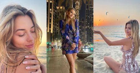 Marcelina Zawadzka wije się na plaży w Dubaju (ZDJĘCIA)