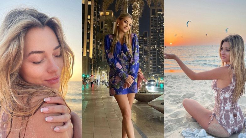 Marcelina Zawadzka wije się na plaży w Dubaju (ZDJĘCIA)