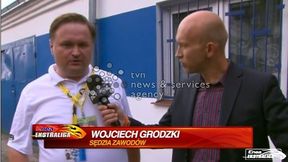 Wojciech Grodzki: Tor nie nadaje się do jazdy, co przyznali wszyscy zawodnicy (13.07.2014)