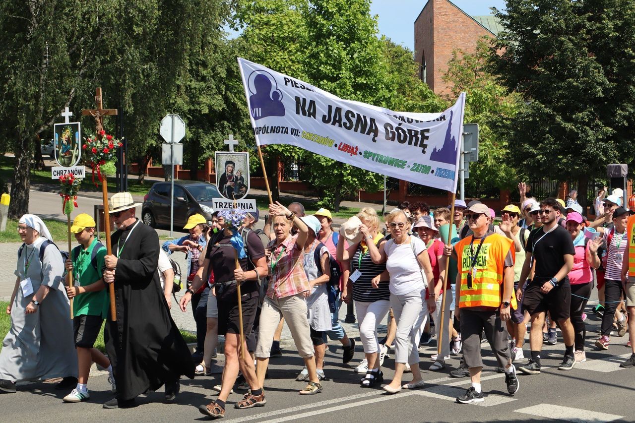 Pielgrzymi z Chrzanowa w 45. Pieszej Pielgrzymce wyruszyli na Jasną Górę