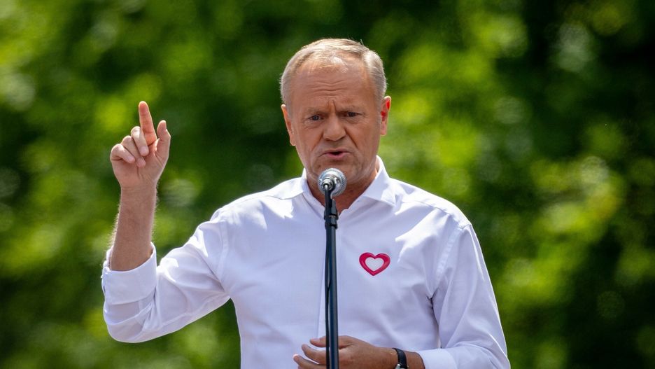 Wielki Marsz Patriot�w Trzaskowskiego
25.05.2025 Warszawa Wielki Marsz Patriotow z udzialem kandydata na prezydenta RP Rafala Trzaskowskiego

n/z premier Donald Tusk 

fot. Stach Antkowiak/REPORTER
Stach Antkowiak/REPORTER