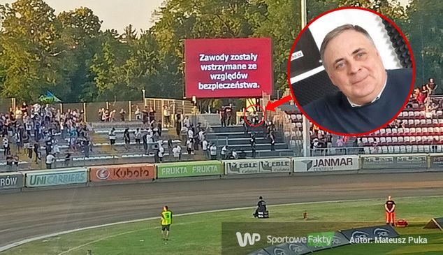 W takich warunkach w niedzielę musiał pracować dziennikarz Radia Elka, Michał Konieczny